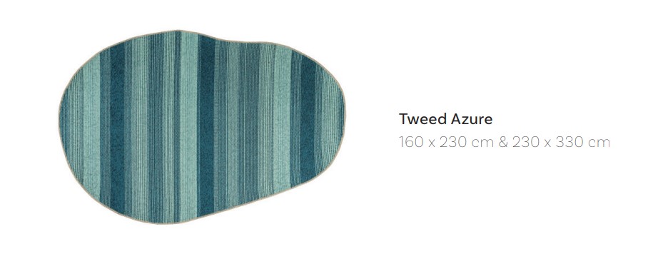 Roolf Outdoor Living Silky Tweed Azure Carpet
