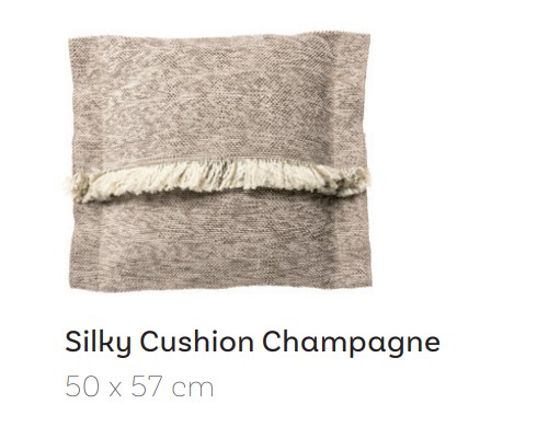 Silky Cushion Champagne 50 x 57 cm