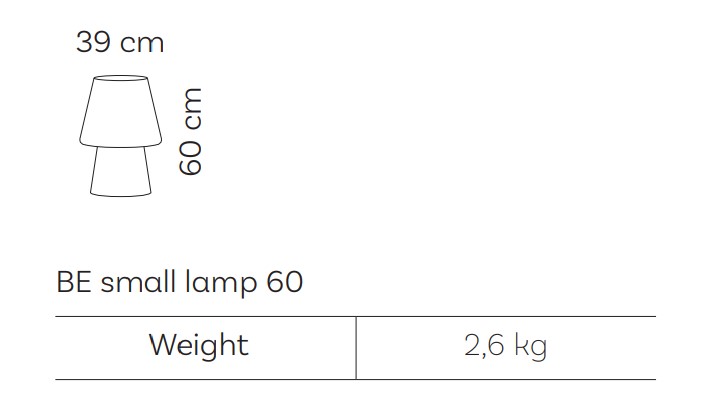Roolf Black Edition Lamp 60 cm