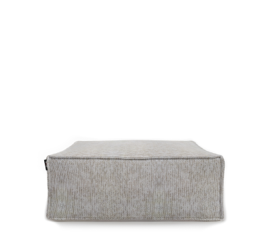 Roolf Silky Square Pouf Beige