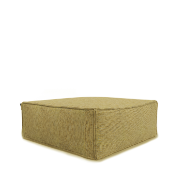 Roolf Silky Square Pouf Gold