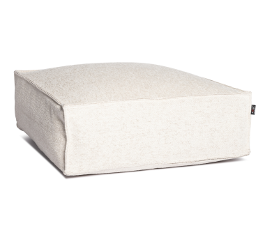 Roolf Silky Square Pouf Beige