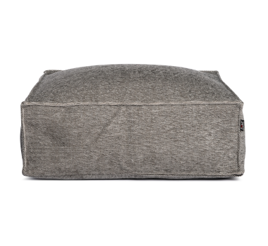 Roolf Silky Square Pouf Grey