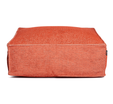 Roolf SILKY Square Pouf Terracotta