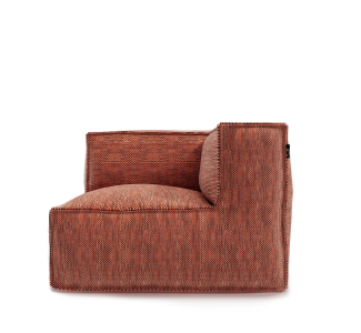 Roolf Silky Corner Seat Terracotta