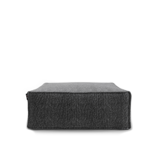 Roolf Silky Square Pouf Antraciet