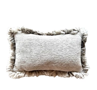 Silky Cushion Beige 30 x 50 cm