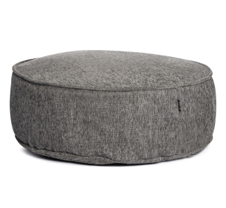 Roolf Silky  Round Pouf Antraciet