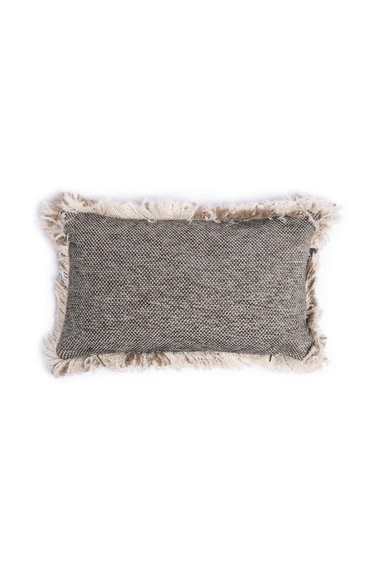Silky Cushion Grey 30 x 50 cm