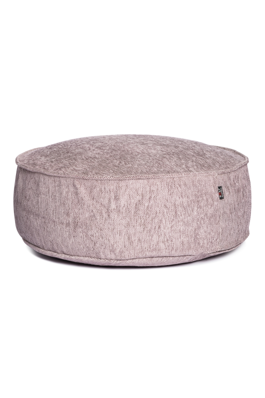 Roolf Silky Round Pouf Lilac